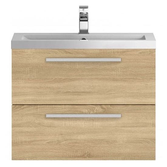 Quincy 72cm Wall Hung Vanity With Basin In Natural Oak_1