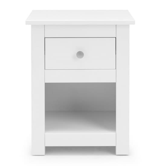 Raddix Wooden Bedside Cabinet In Surf White With 1 Drawer_3