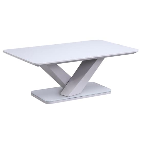 Raffle Glass Coffee Table With Steel Base In Matt Light Grey_1