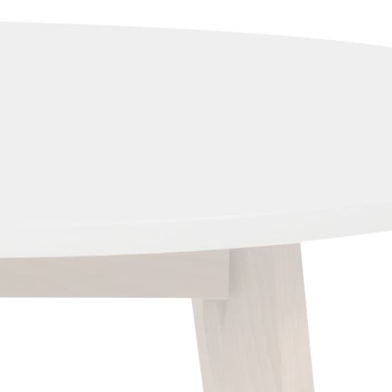Rahway Wooden Dining Table Round In White And Oak_4