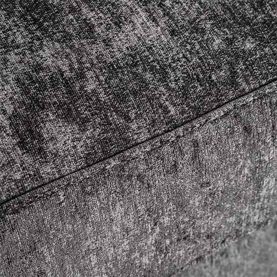 Raine U Shaped Fabric Sofa With Chrome Metal Legs In Grey_3