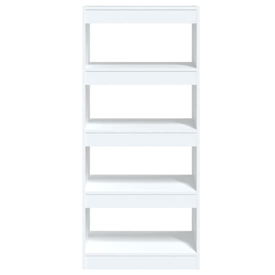 Raivos High Gloss Bookshelf And Room Divider In White_4