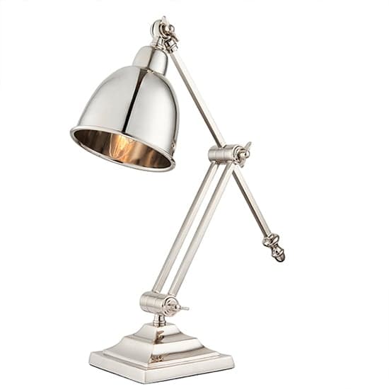 Raskin Steel Task Table Lamp In Polished Nickel_2