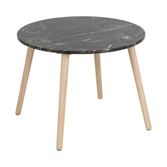 Ravello Marble Coffee Table Round In Emperador Brown_1