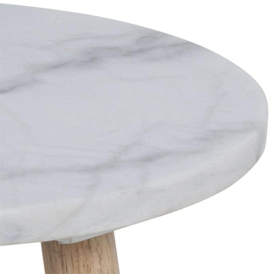 Ravello Marble Side Table Round In Guangxi White_3