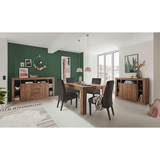 Raya Extending Wooden Dining Table In Mercury_4