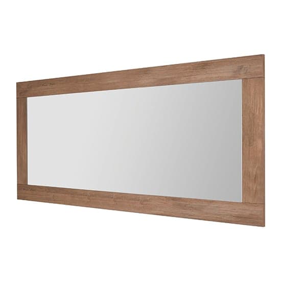 Raya Wall Mirror With Mercury Wooden Frame_1