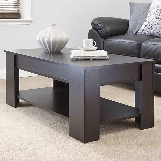 Liphook Coffee Table Rectangular In Espresso With Lift Up Top_1