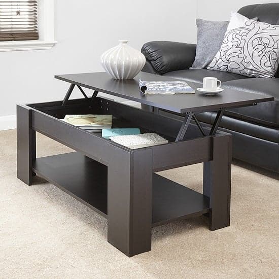 Liphook Coffee Table Rectangular In Espresso With Lift Up Top_2