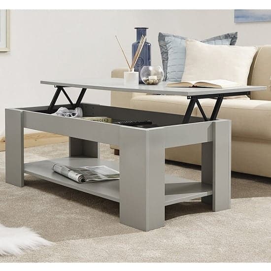 Liphook Coffee Table Rectangular In Grey With Lift Up Top_2