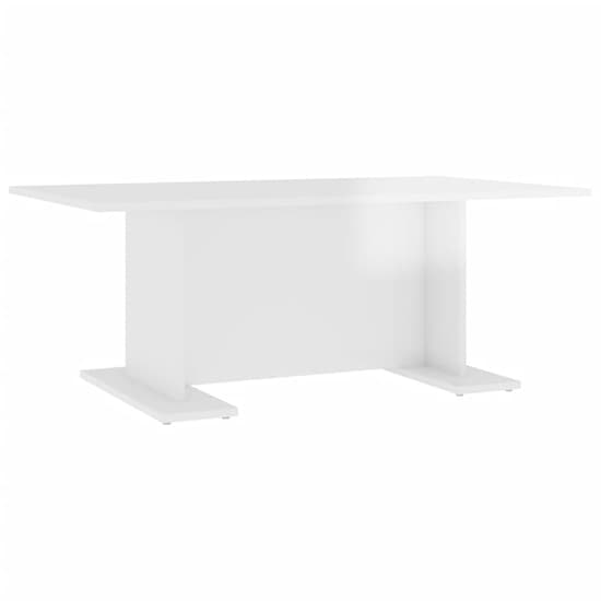 Rayya Rectangular High Gloss Coffee Table In White_2