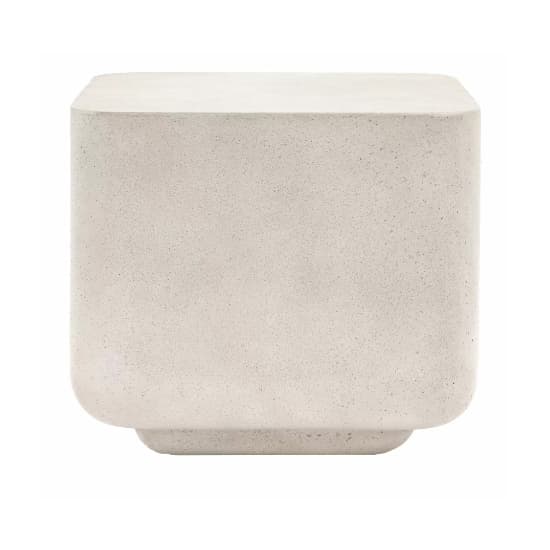 Redding Wooden Side Table In Concrete Effect_2
