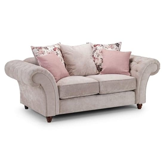 Rima Fabric 3+2 Seater Sofa Set In Beige_2