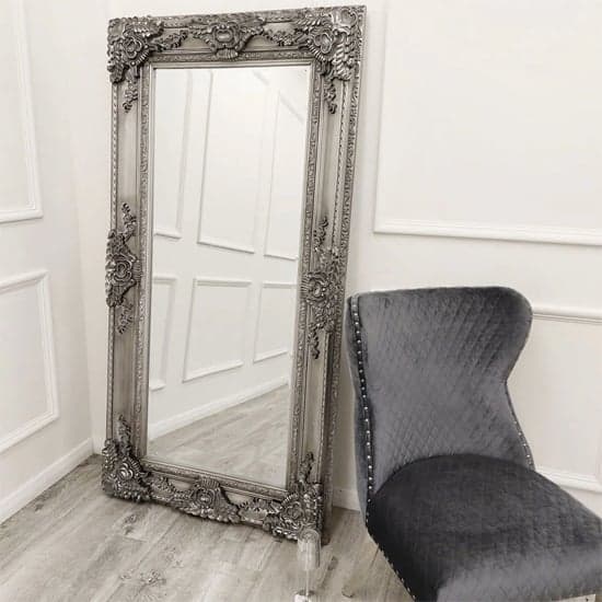 Reeth Medium Ornate Design Bevelled Mirror In Antique_1