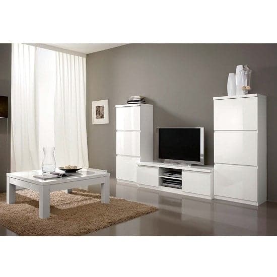 Regal Living Room Set 1 In White With High Gloss Lacquer_2