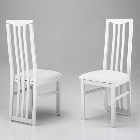 Regal Gloss White And Grey Dining Table 4 Cexa White Chairs_2