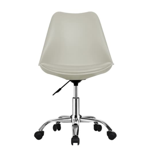 Regis Moulded Swivel Home And Office Chair In Grey_2