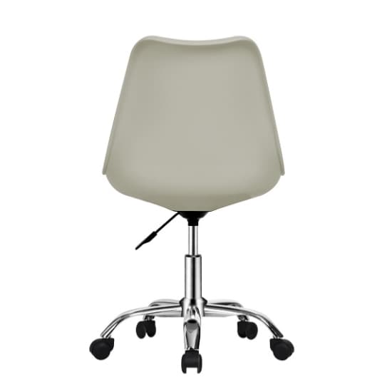 Regis Moulded Swivel Home And Office Chair In Grey_3
