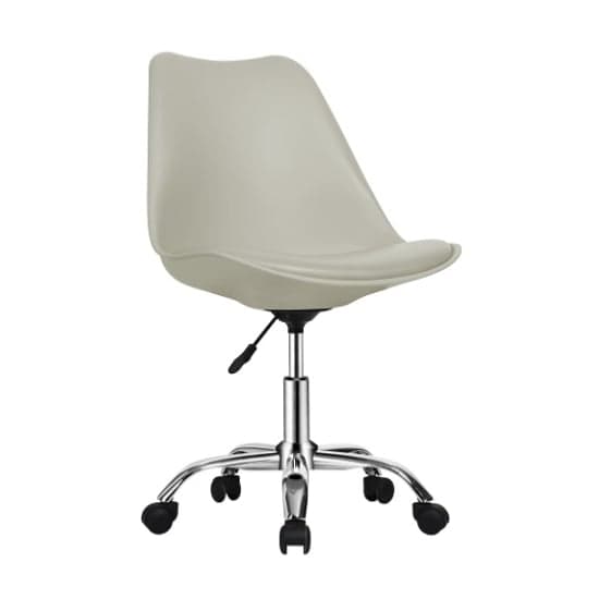Regis Moulded Swivel Home And Office Chair In Grey_1