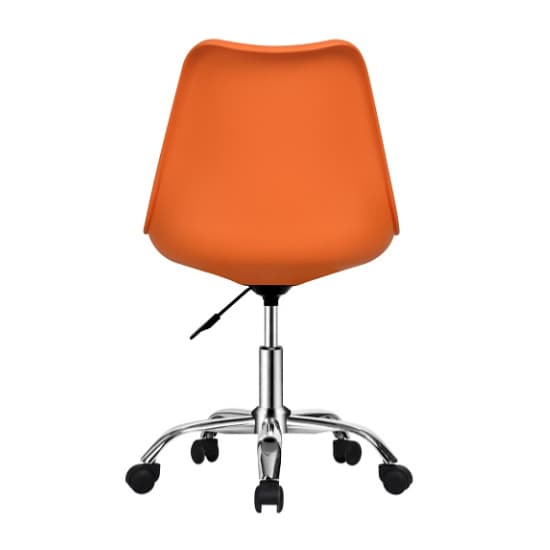 Regis Moulded Swivel Home And Office Chair In Orange_3