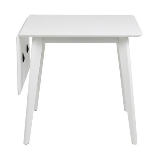 Reims Extending Wooden Dining Table In White_3
