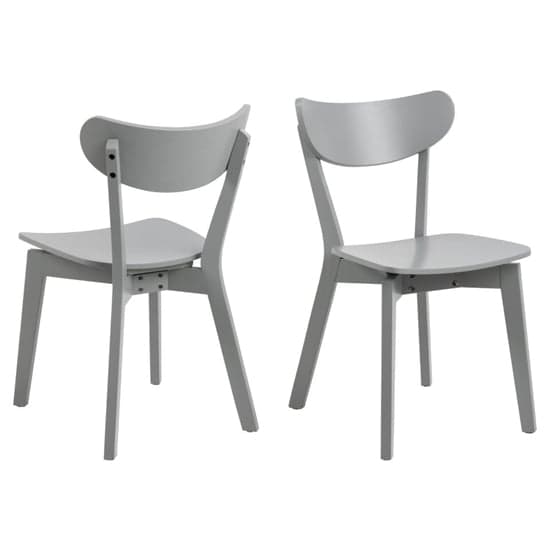Reims Grey Rubberwood Dining Chairs In Pair_1