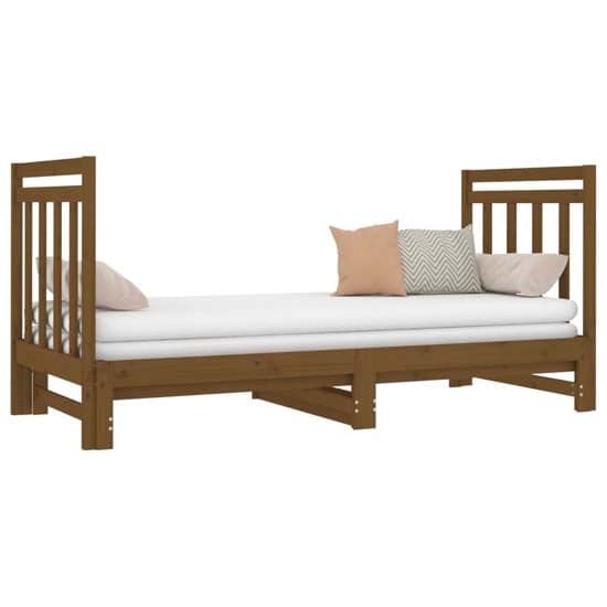 Reiti Solid PIne Wood Pull-Out Day Bed In Honey Brown_3