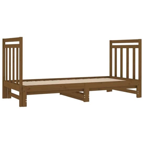 Reiti Solid PIne Wood Pull-Out Day Bed In Honey Brown_5
