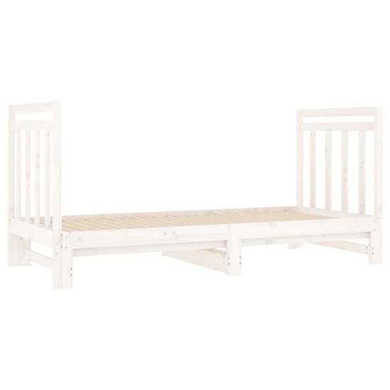 Reiti Solid PIne Wood Pull-Out Day Bed In White_5