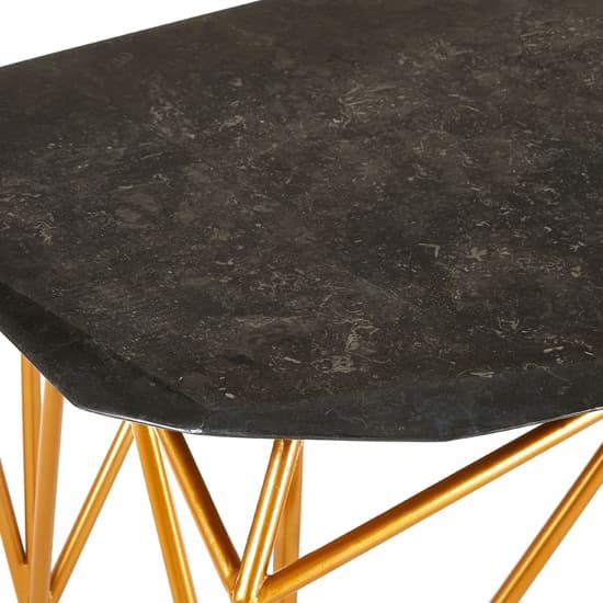 Relics Black Marble Coffee Table With Gold Angular Legs_4