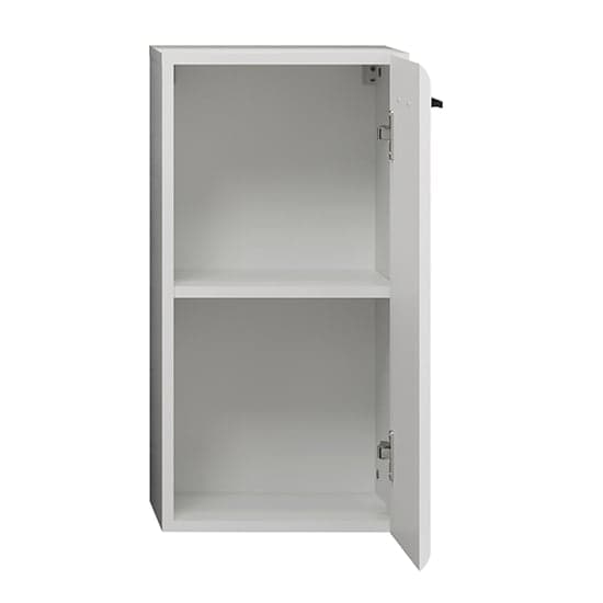 Reus Small Wall Hung High Gloss Storage Cabinet In White_6