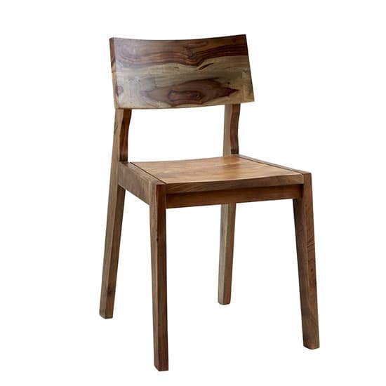 Reverso Two Tone Oak Wooden Dining Chairs In Pair Furniture in Fashion