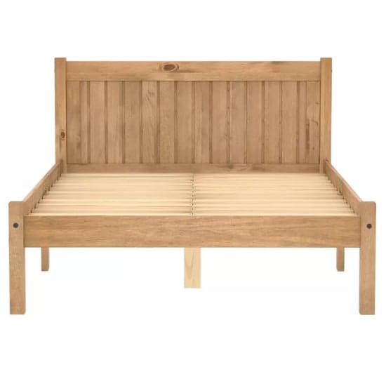 Ria Wooden Double Bed In Pine_4