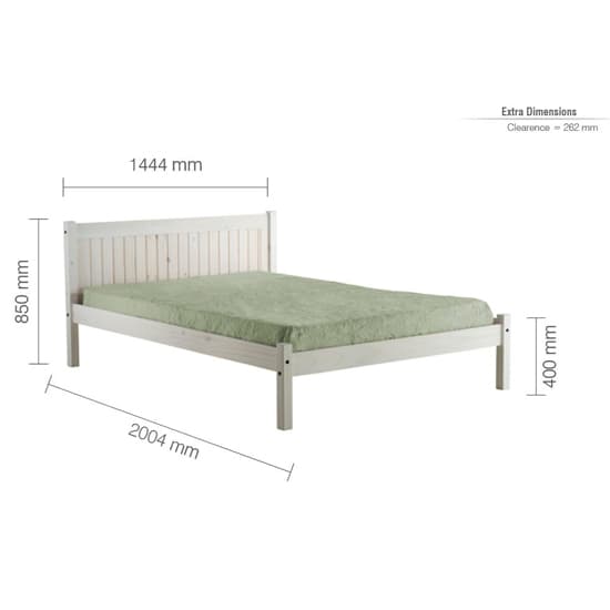 Ria Wooden Double Bed In White_7