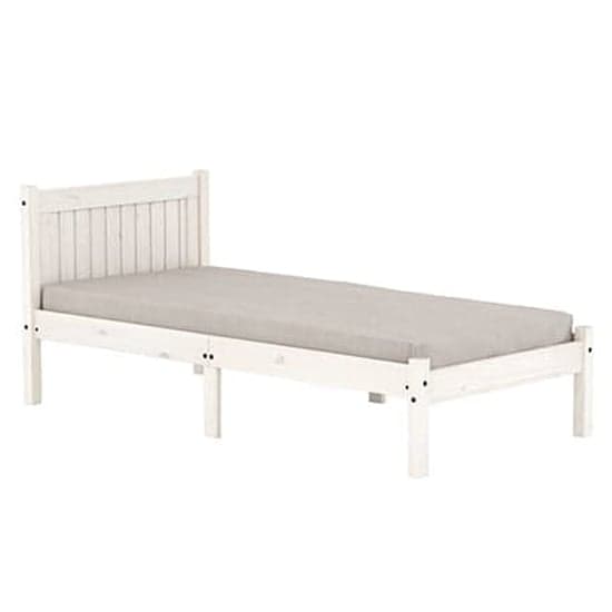Ria Wooden Single Bed In White_2