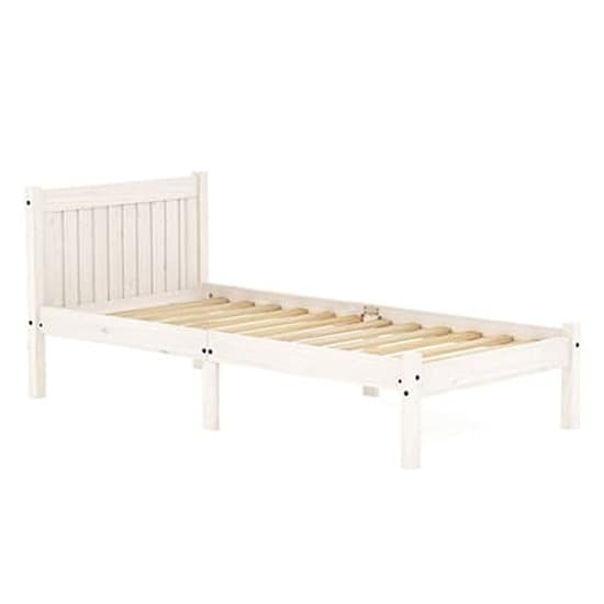 Ria Wooden Single Bed In White_3