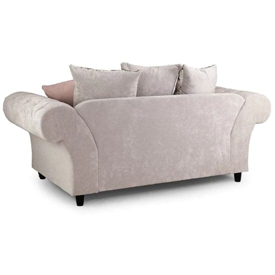 Rima Fabric 2 Seater Sofa In Beige_2