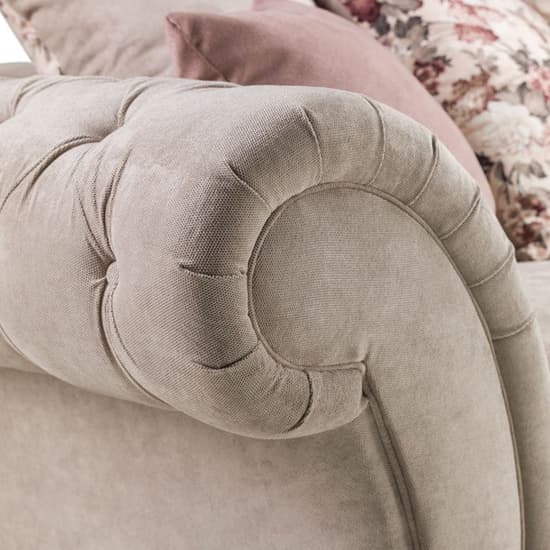 Rima Fabric 3 Seater Sofa In Beige_3