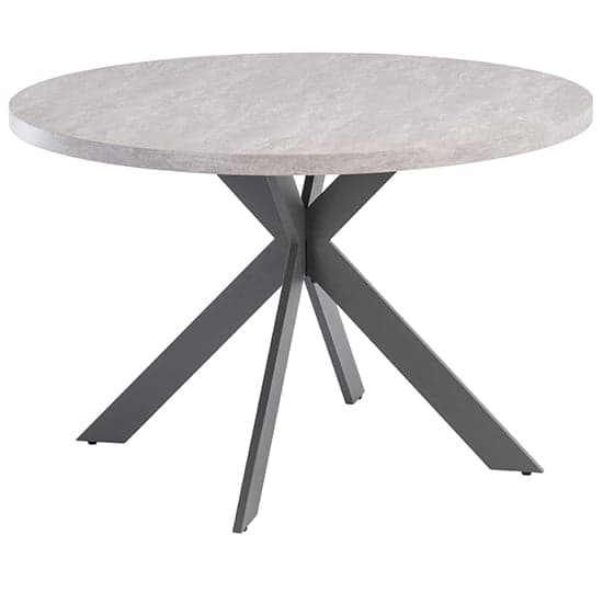 Remika Grey Wooden Dining Table With 4 Huskon Grey Chairs_2