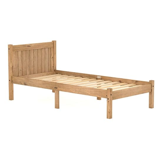 Rio Pine Wood Single Bed In Pine_5