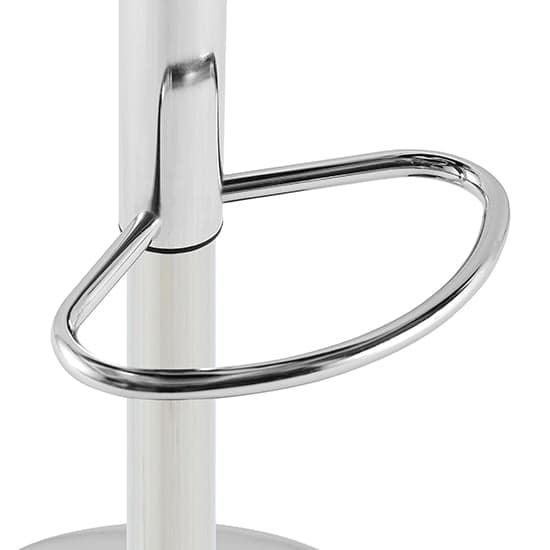 Ripple Faux Leather Bar Stool In Curry With Chrome Base_5