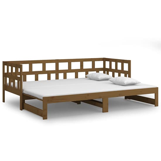 Rivas Solid Pinewood Pull-out Single Day Bed In Honey Brown_4