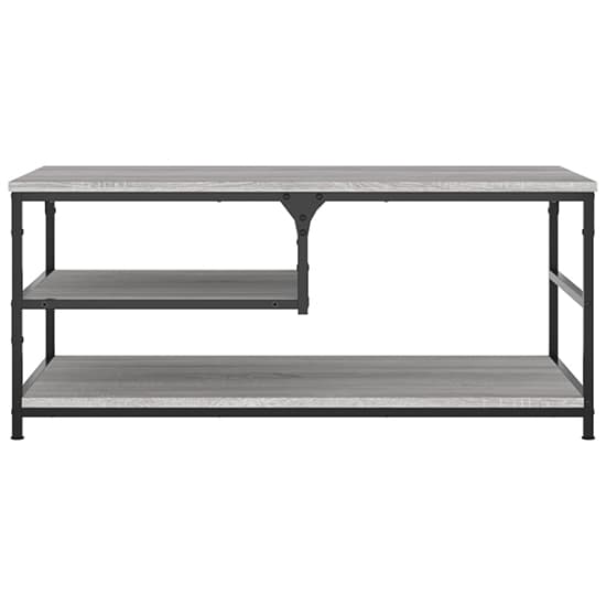 Rivas Wooden Coffee Table With 2 Shelves In Grey Sonoma Oak_3