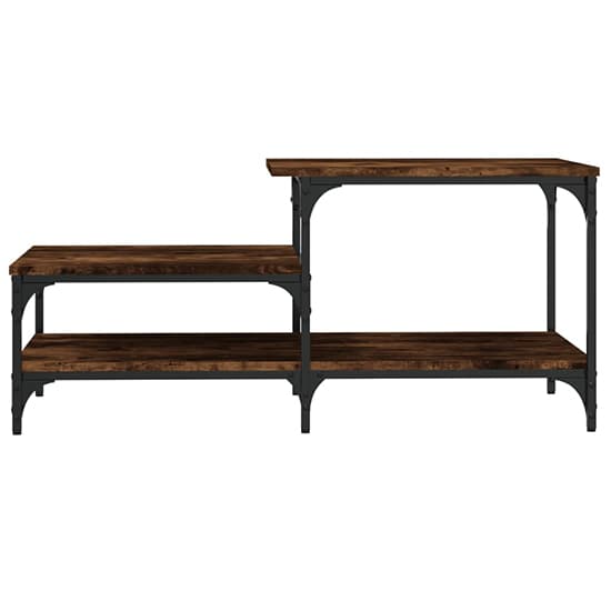 Rivas Wooden Coffee Table With 3 Shelves In Smoked Oak_3