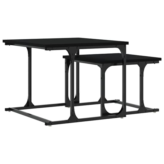 Rivas Wooden Set Of 2 Coffee Tables In Black_5