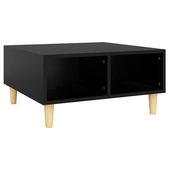 Riye Wooden Coffee Table With 2 Shelves In Black_3
