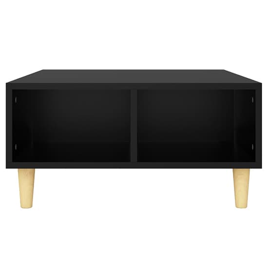 Riye Wooden Coffee Table With 2 Shelves In Black_4
