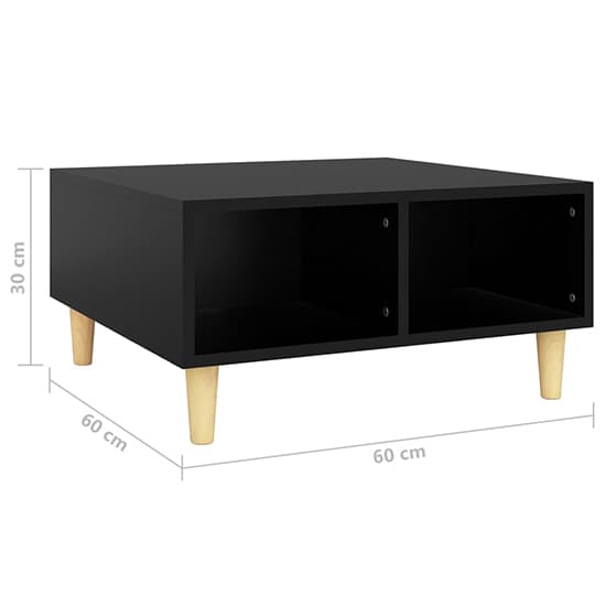 Riye Wooden Coffee Table With 2 Shelves In Black_5