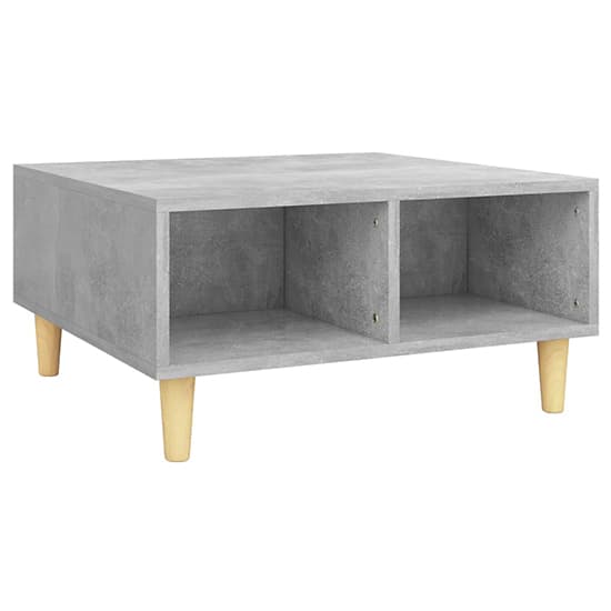 Riye Wooden Coffee Table With 2 Shelves In Concrete Effect_3