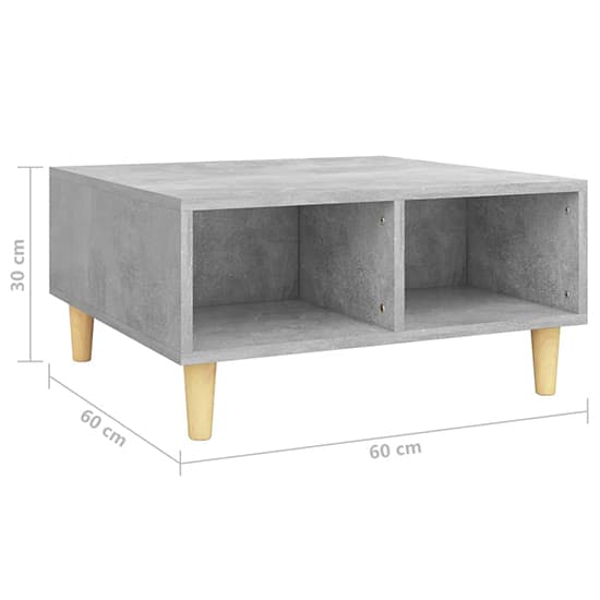 Riye Wooden Coffee Table With 2 Shelves In Concrete Effect_5